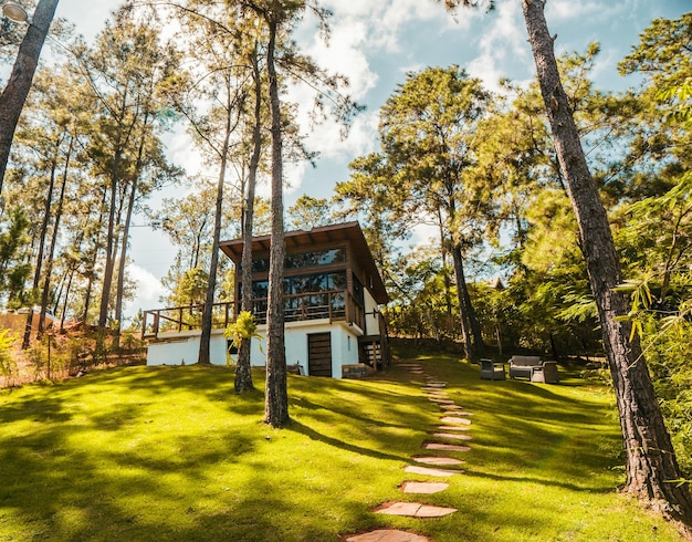 Zdjęcie casa de campo en las montañas