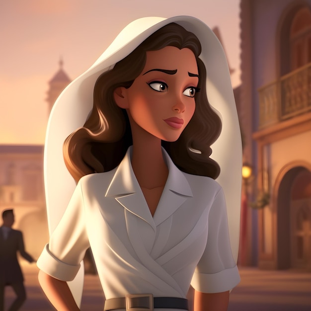 Casablanca Ilsa jako animowana