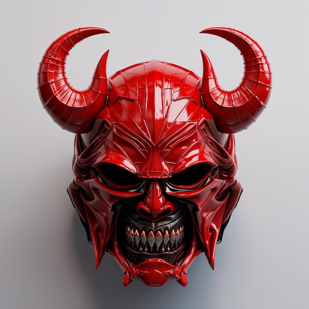 Zdjęcie casco demonio rojo generado por ia