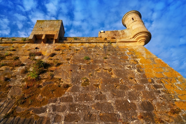 Castelo San Anton w La Coruna w Galicji w Hiszpanii