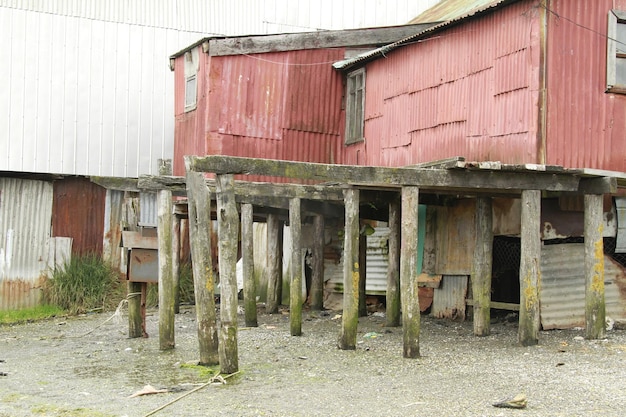 Castro na wyspie Chiloe Chile