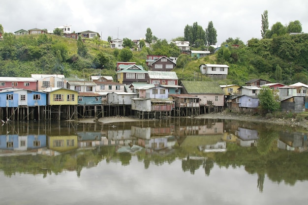 Castro na wyspie Chiloe Chile