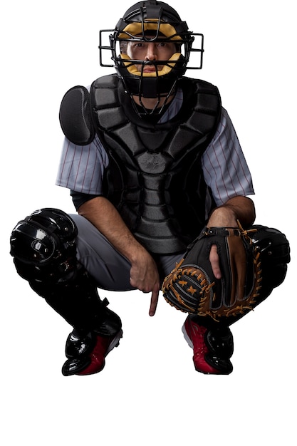 Catcher Baseball Player.