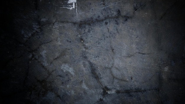 Cementowa Tekstura Pełna Zadrapań Przerażające Ciemne Tło Betonowej ściany