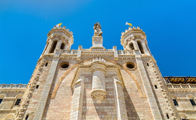 Zdjęcie centrum notre dame w jerozolimie, zbudowane w 1885 r. - izrael