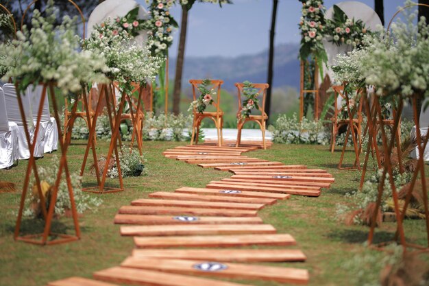 Ceremonia łuk ślub łuk ślub wesele chwila dekoracje dekoracje ślubne kwiat