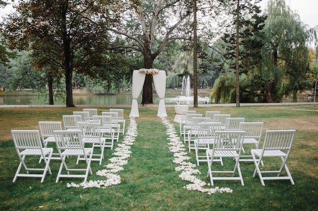 Ceremonia ślubna, arch. Dekoracje ślubne