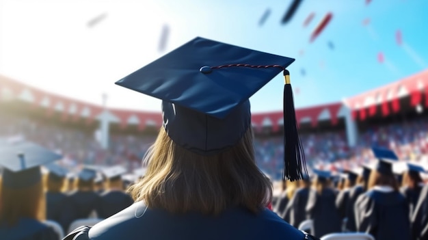 Ceremonia wręczenia świadectwa ukończenia studiów na uniwersytecie