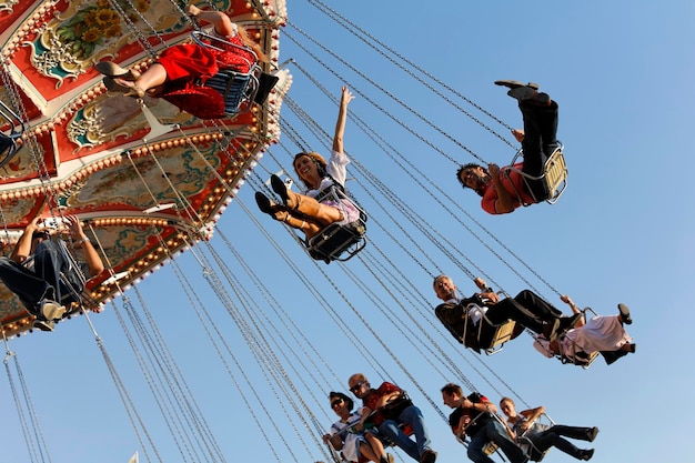 Chairoplane Oktoberfest Monachium festiwal piwa Bawaria Niemcy