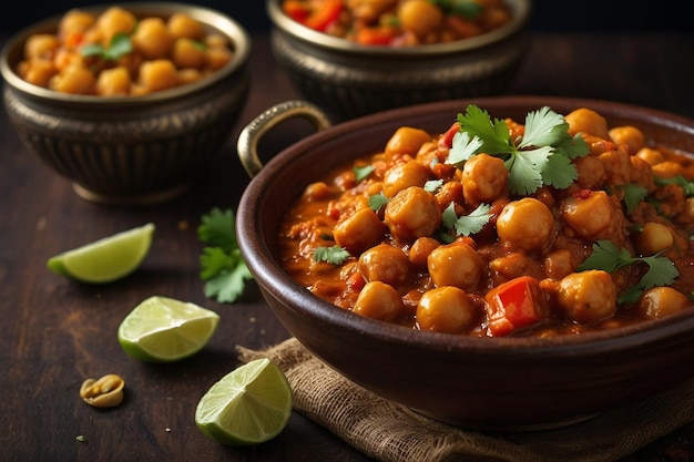 Chana Masala z Chaat Masala