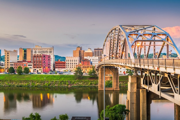 Charleston West Virginia Usa Skyline