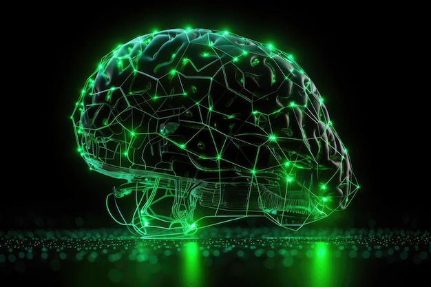 Chatbot AI myślący mózg sztuczna inteligencja generatywna AI