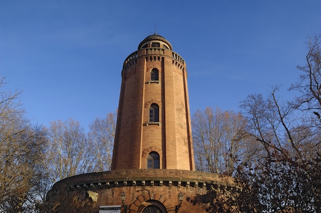 Château d&#39;eau stara wieża ciśnień w Toulouse Tuluza, Occitanie, Francja.