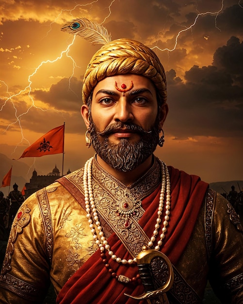 Chhatrapati Shivaji Maharaj Wielki Maratha wojownik król