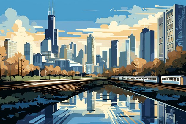Chicago Essence – wieżowce, ulice i widoki na jezioro w barwach wietrznego miasta