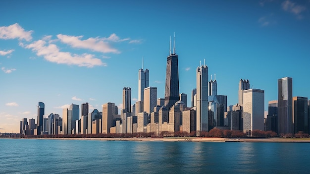 chicago HD 8K tapeta Zbiory Fotografii