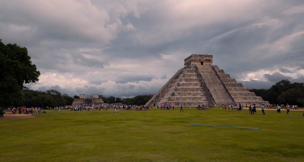 Chichen Itza było dużym prekolumbijskim miastem zbudowanym przez Majów