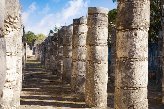 Chichen Itza tysiąc kolumn świątyni