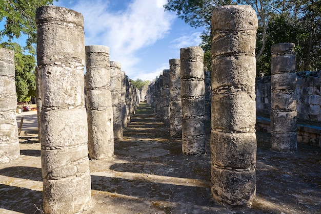 Chichen Itza Tysiąc Kolumn świątyni