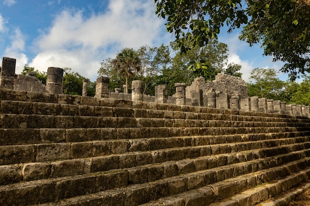 Chichenitza rujnuje starożytne prekolumbijskie miasto na Jukatanie w Meksyku