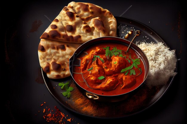 Chicken Tikka Masala Spicy Curry Meat Food