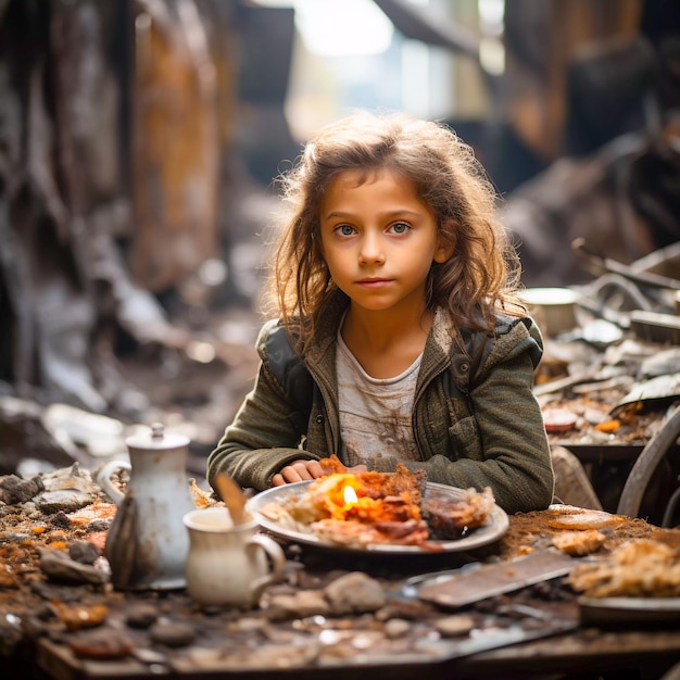 Children of Resilience Portrety młodego życia Powojenna generatywna sztuczna inteligencja