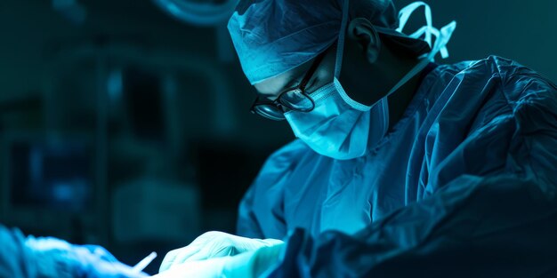 chirurg w sali operacyjnej Generatywna sztuczna inteligencja