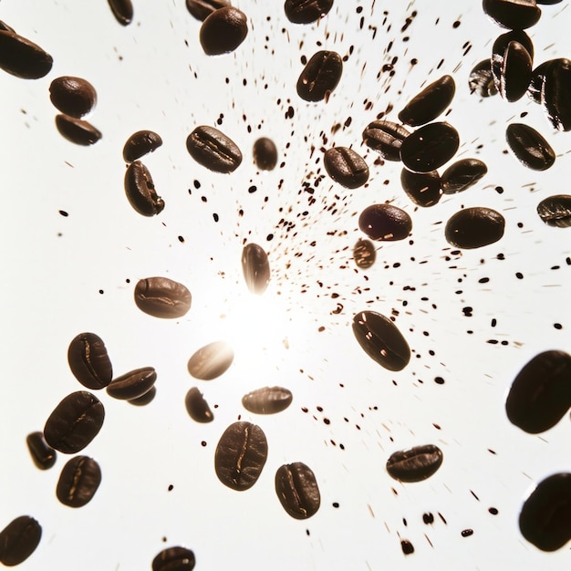Zdjęcie chłodny moment kawy wizualny album zdjęć pełen relaksujących wibracji dla miłośników kawy