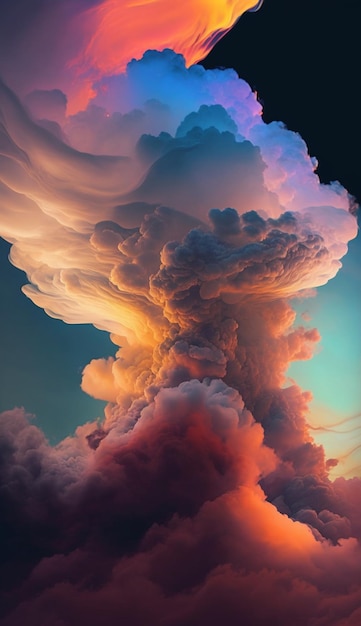 Chmura, która wygląda jak burza