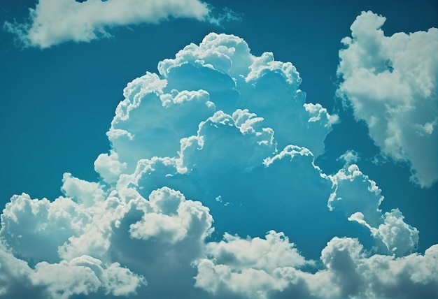 Chmury niebo niebieskie tło chmura błękitne niebo ilustracji Ai generatywne