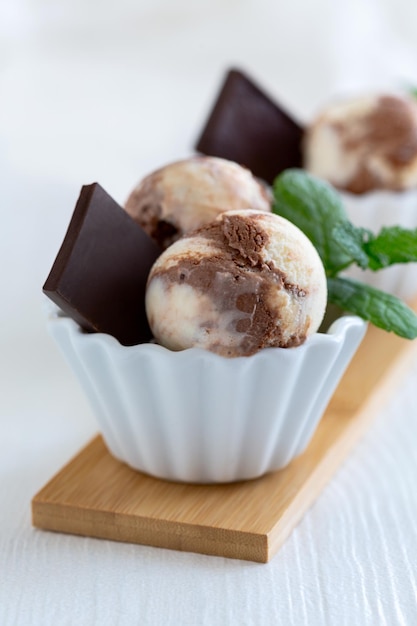 Chocolate Mint Ice Cream Delight