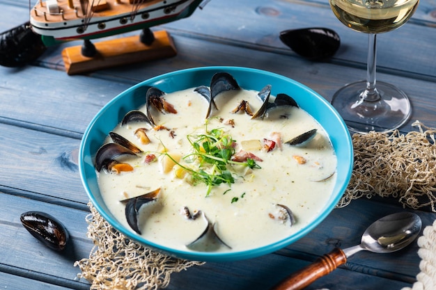 Chowder z mięczaków