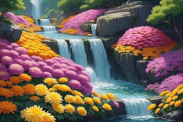 Chrysanthemum Cascade