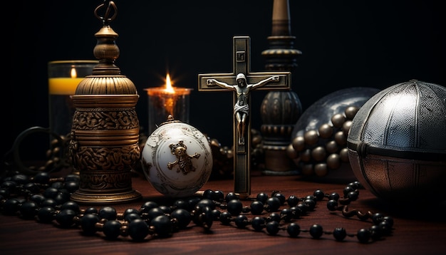 Chrześcijaństwo obiektów symboli w koncepcji religijnej