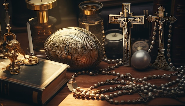 Chrześcijaństwo obiektów symboli w koncepcji religijnej