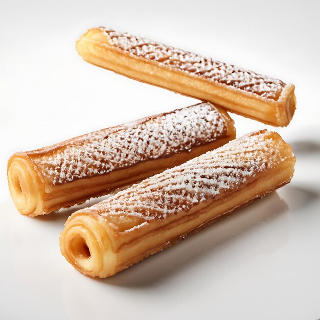 Zdjęcie churros na białym tle