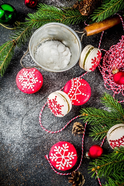 Ciasteczka świąteczne Macaron