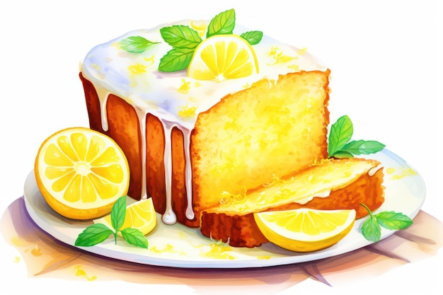 Zdjęcie ciasto cytrusowe słodkie piekarnia owoce cytrynowe jedzenie tło domowe pieczone deser żółty pyszny