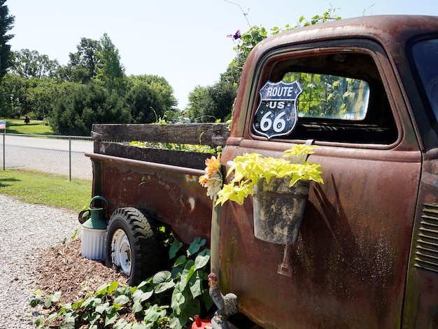 Cichy przystanek na trasie Route 66