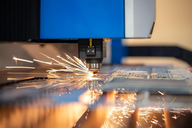 Cięcie laserowe CNC metalu nowoczesna technologia przemysłowa