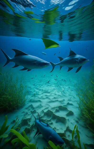 Ciekawe zdjęcie przedstawiające fascynujący podwodny świat rzeki