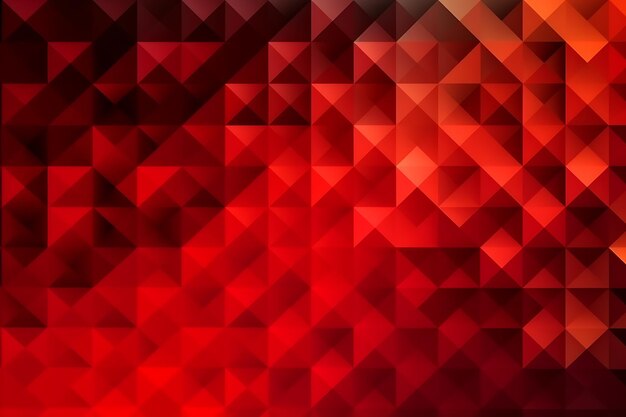 Ciemnoczerwone tło z kształtami geometrycznymi Ai Generative