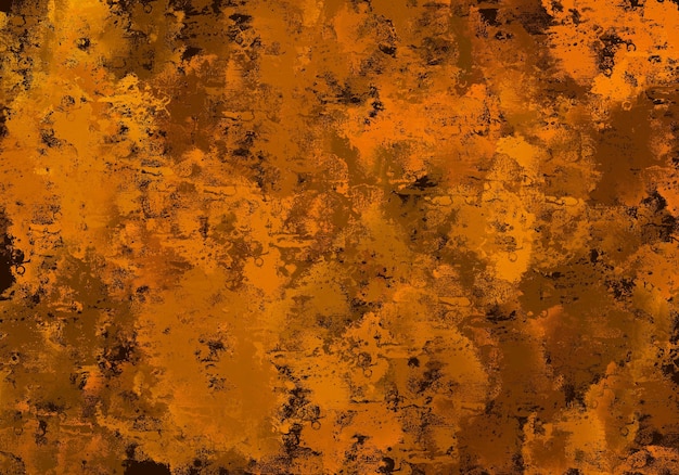 Zdjęcie ciemny grunge na pomarańczowym tle
