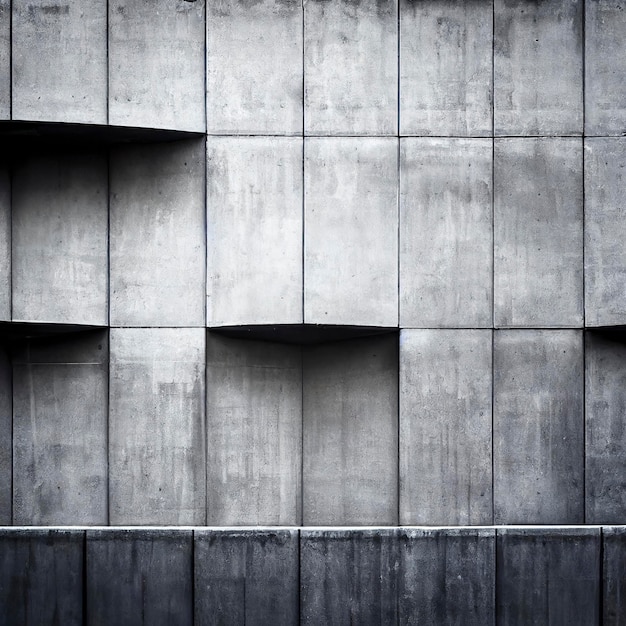 Ciemny grunge teksturę tła ściany betonowej do projektowania banerów lub układu Dystopijne miasto Copyscape tło 3D ilustracja