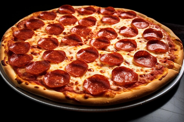 Cienkie plasterki pepperoni to popularny topping na pizzę w Ameryce.