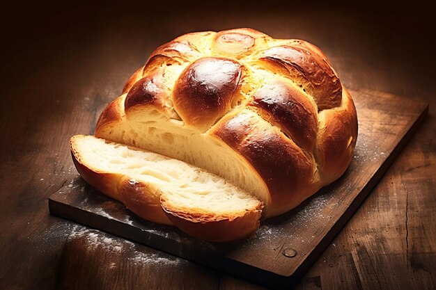 Ciepły i aromatyczny Tradycyjny piec wytwarza świeżo upieczony chleb