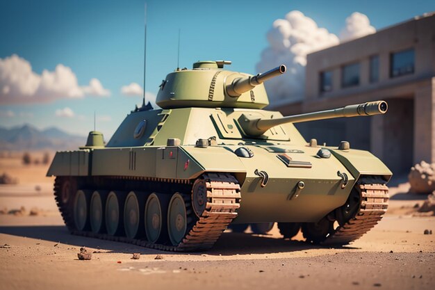Zdjęcie ciężki czołg wojna broń armii atak sprzęt wojskowy tapeta tło ilustracja