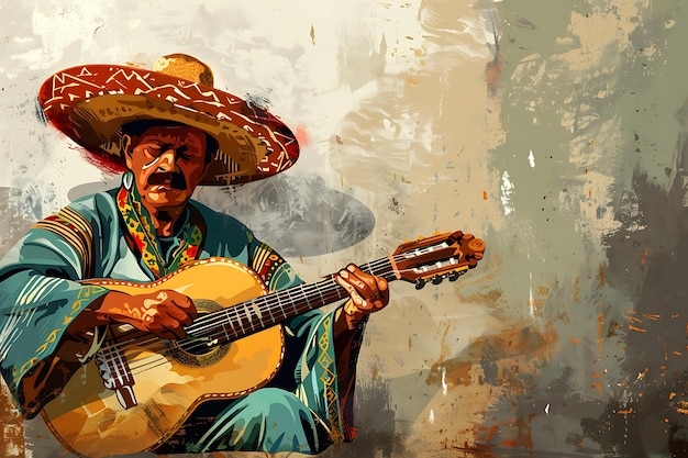 Cinco de Mayo z meksykańskim muzykiem