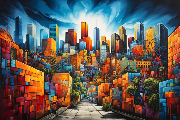 Cityscape_Graffiti