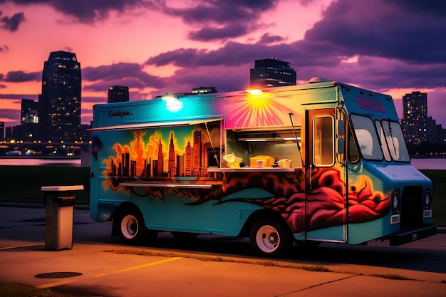 Zdjęcie cleveland food truck zachwyca fotografię